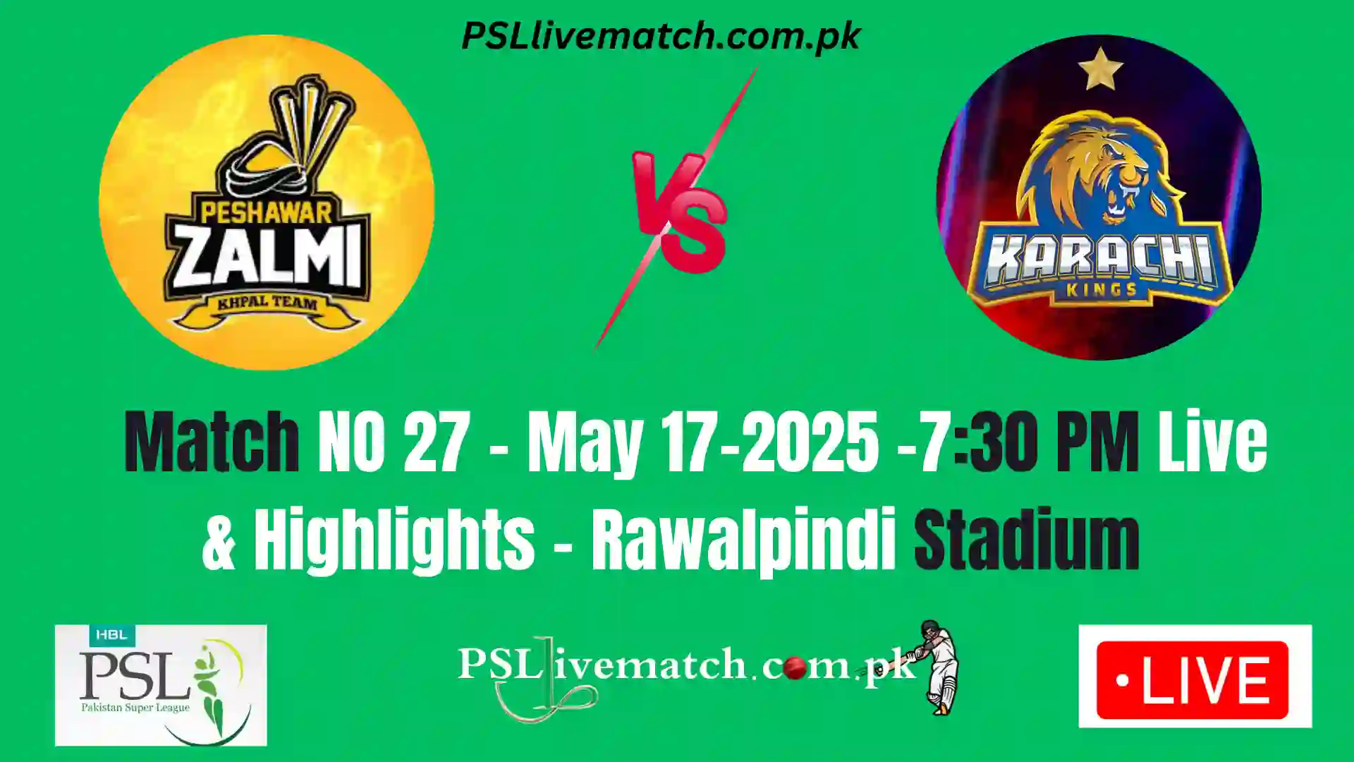 Highlights Of PSL Match No 27, PZ vs KK - May 17, 2025 1 PZ vs KK
