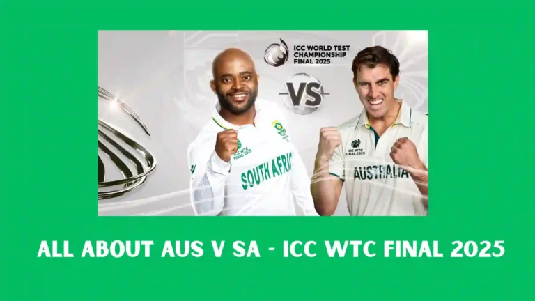 All About For AUS vs SA: ICC World Test Championship Final 2025
