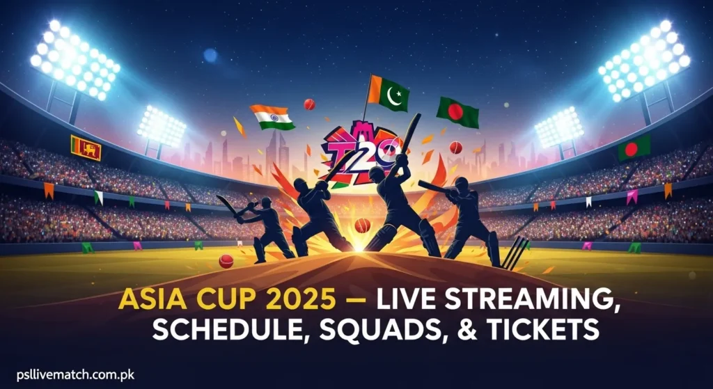 Asia Cup 2025 Live Match Streaming, Full Schedule, Squads & Tickets 1 Asia Cup 2025 Live Match Streaming, Schedule, Squads & Tickets