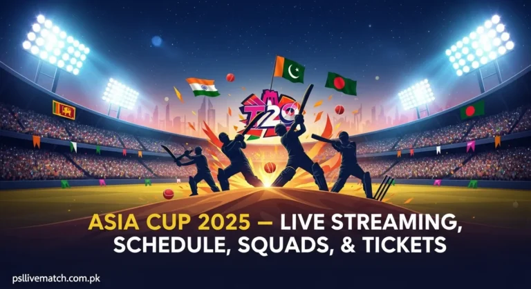 Asia Cup 2025 Live Match Streaming, Schedule, Squads & Tickets